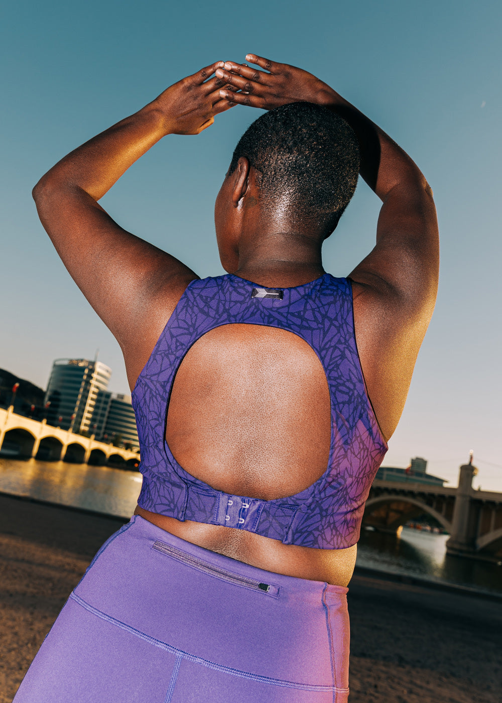 Squared Up Bra | Twilight Monarch