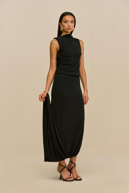 CHRISTIAN TOP - BLACK