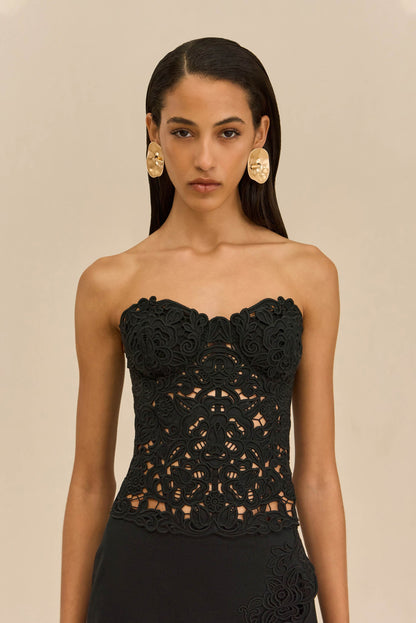 ZAIRE TOP - BLACK