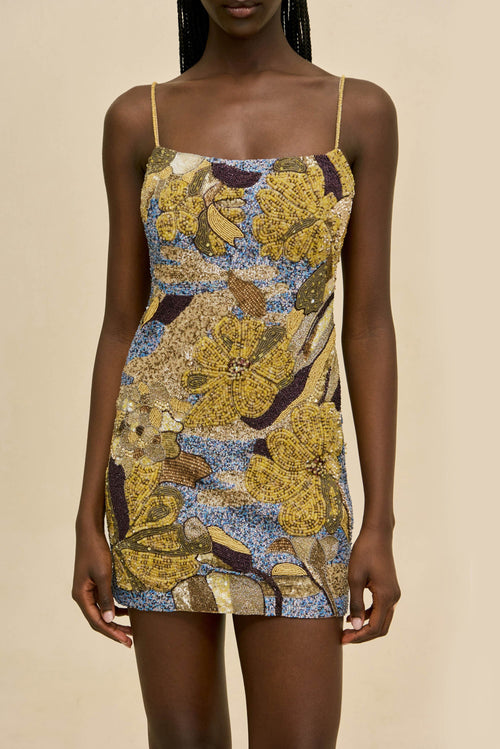 BEBE DRESS - WILD DAHLIA
