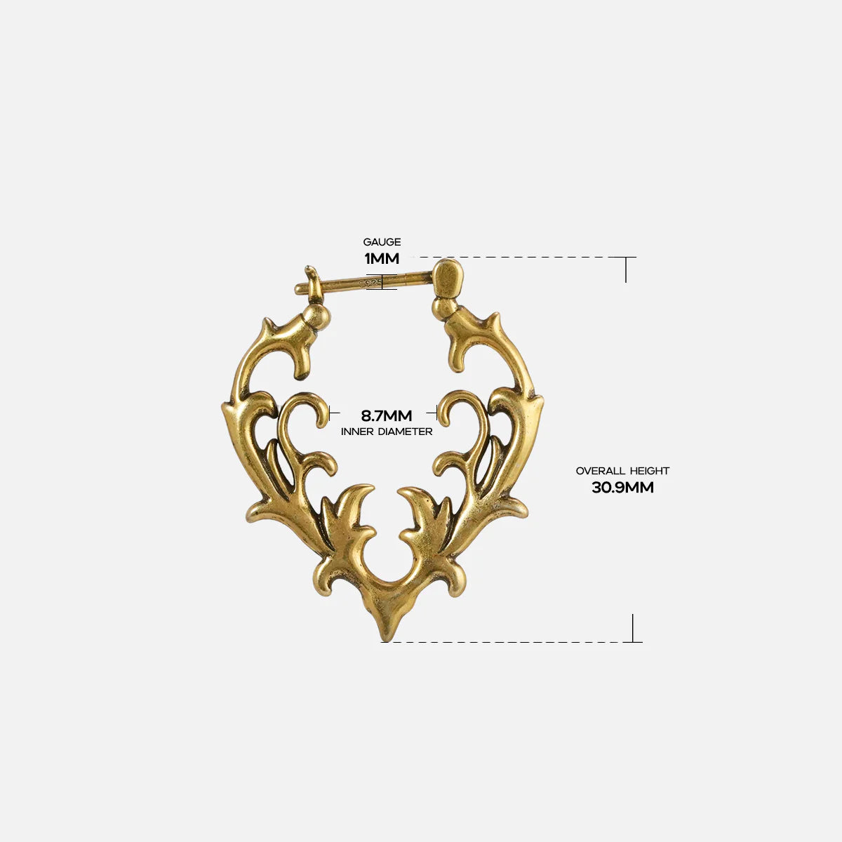 ACANTHUS VINE EARRINGS